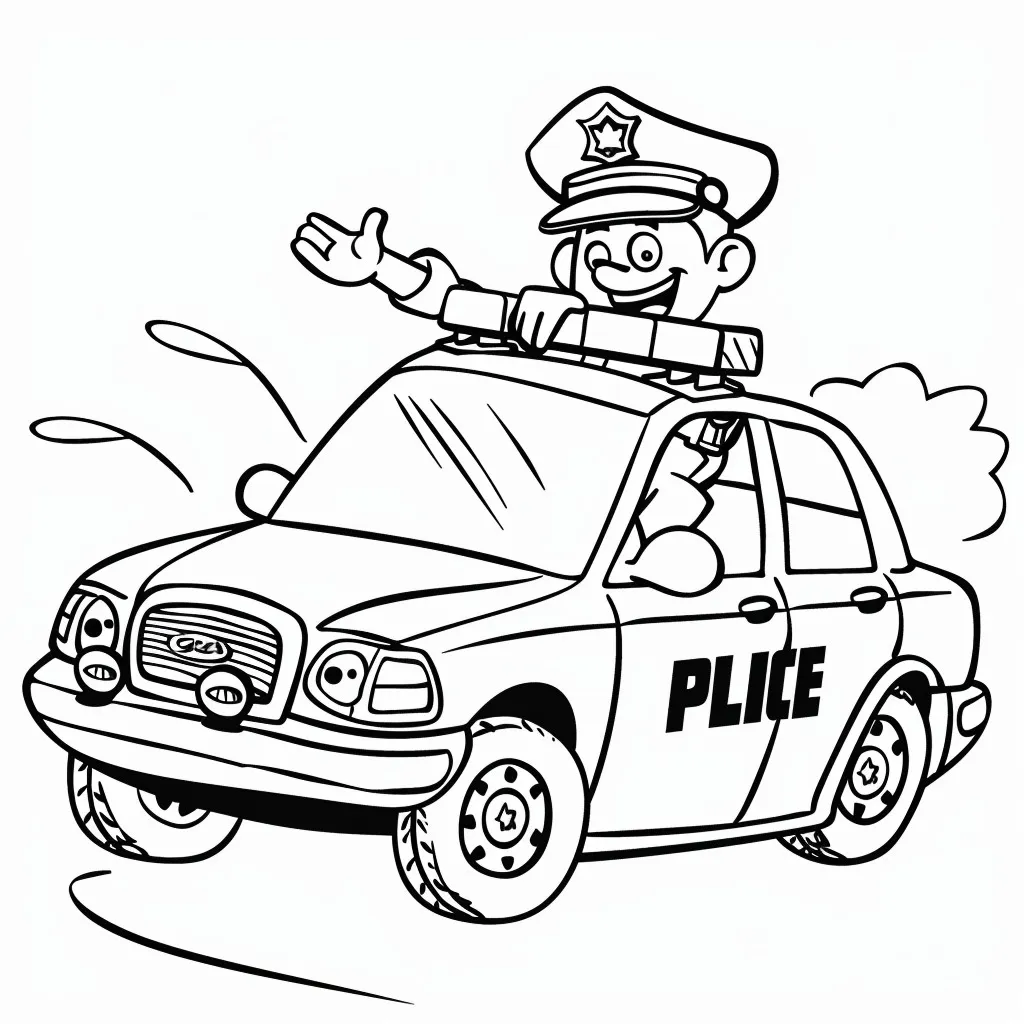 Dibujos para colorear e imprimir Police