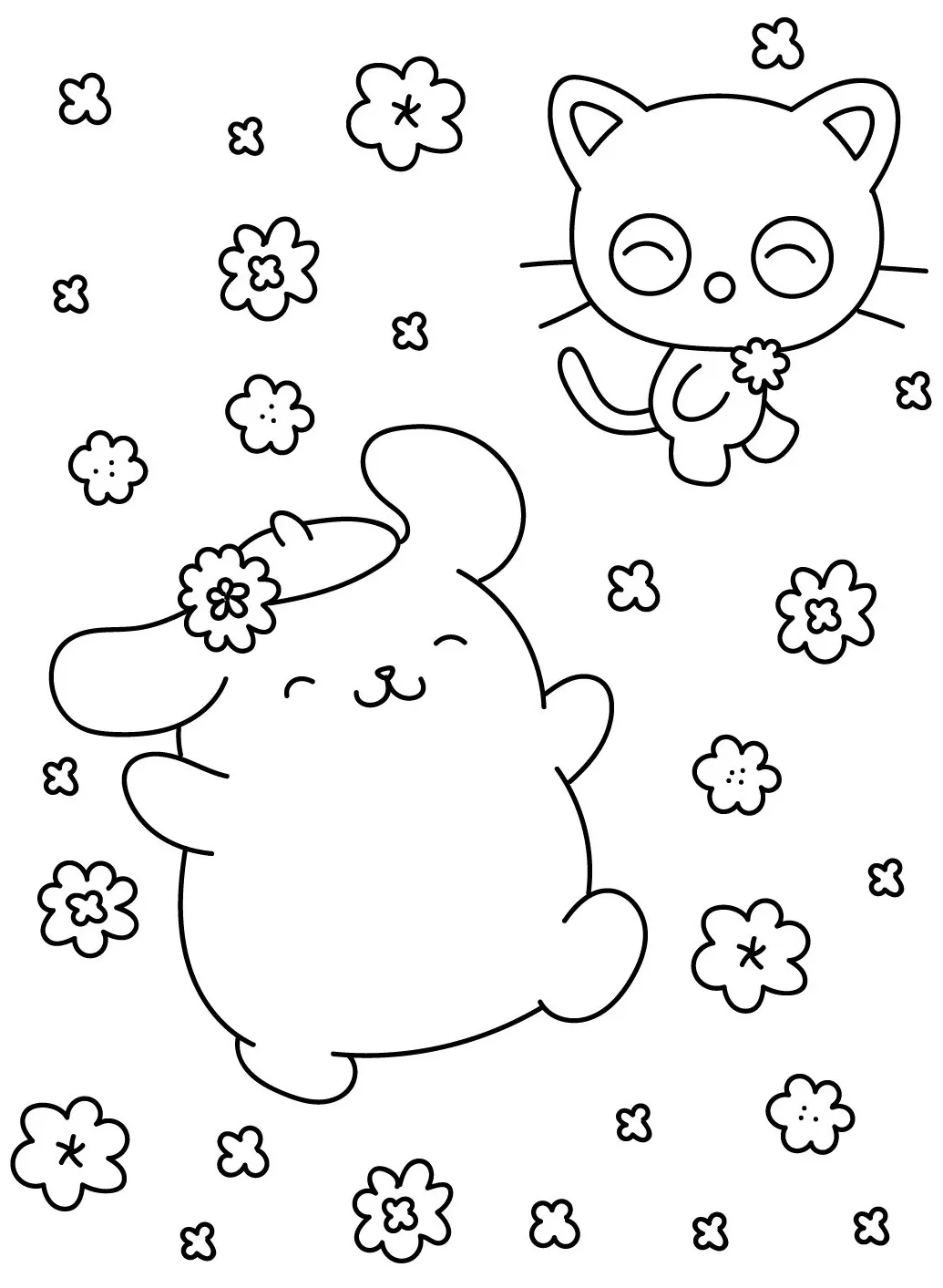 Dibujos para colorear e imprimir Pompompurin