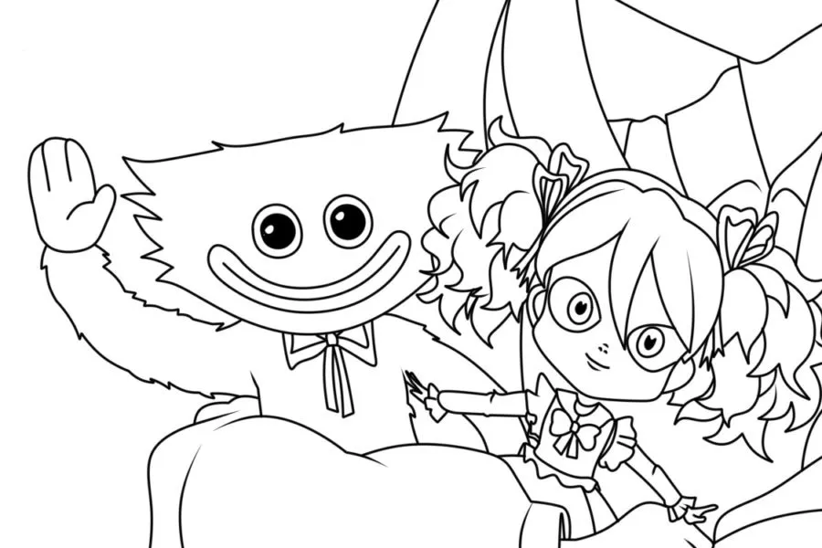 Dibujos para colorear e imprimir Poppy Playtime Chapter Three