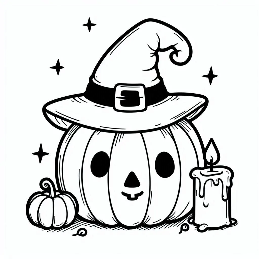 Dibujos para colorear e imprimir Pumpkin