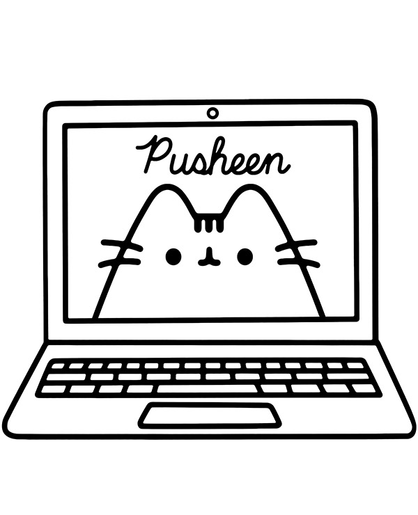 Dibujos para colorear e imprimir Pusheen