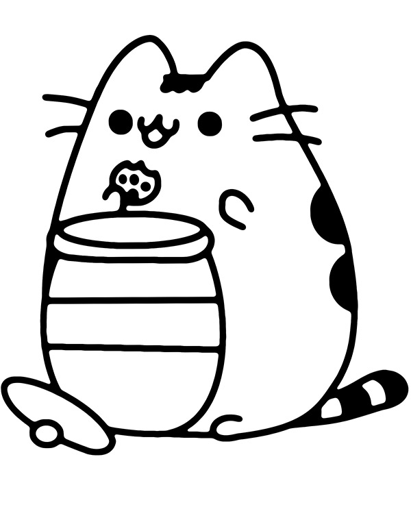 Dibujos para colorear e imprimir Pusheen