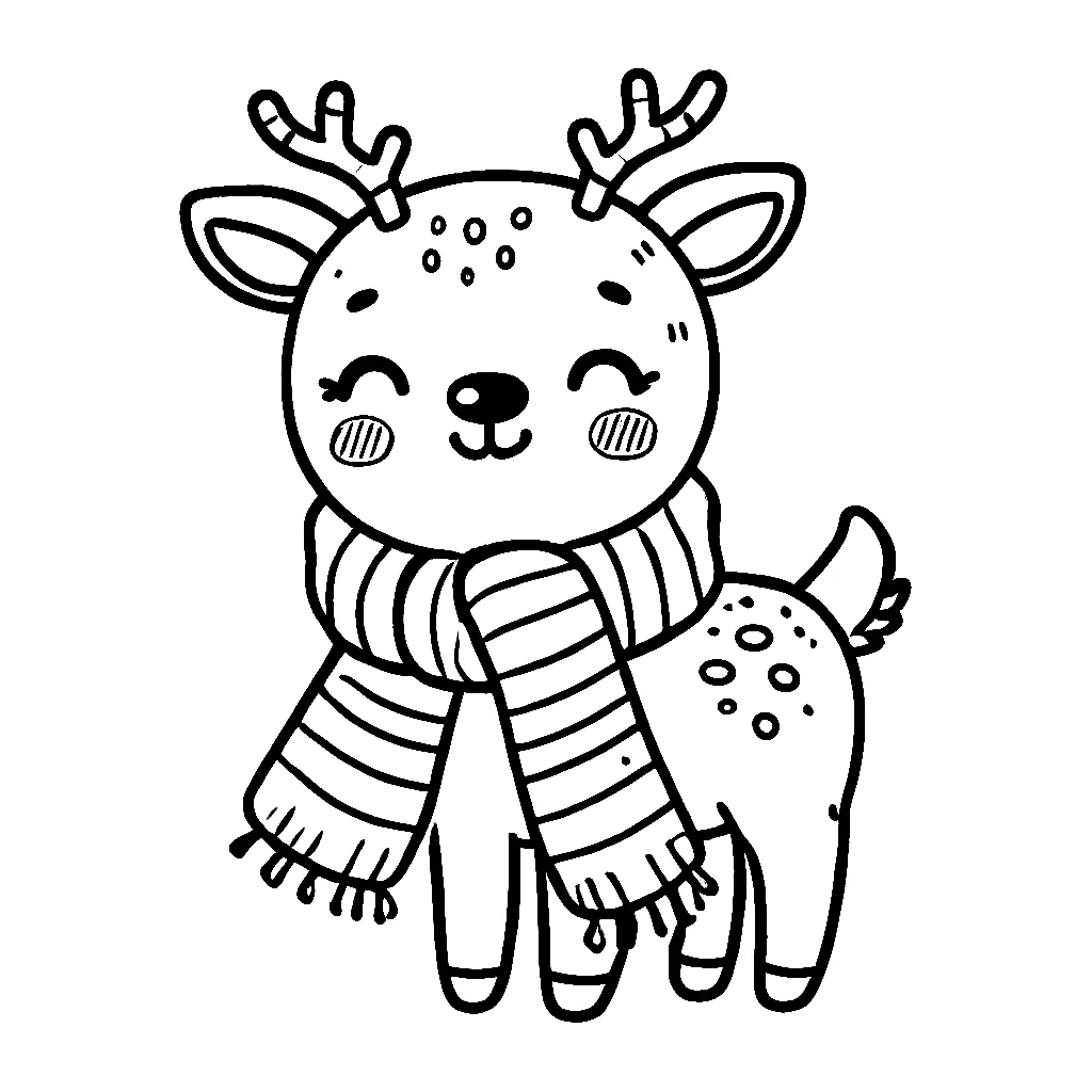 Dibujos para colorear e imprimir Reindeer