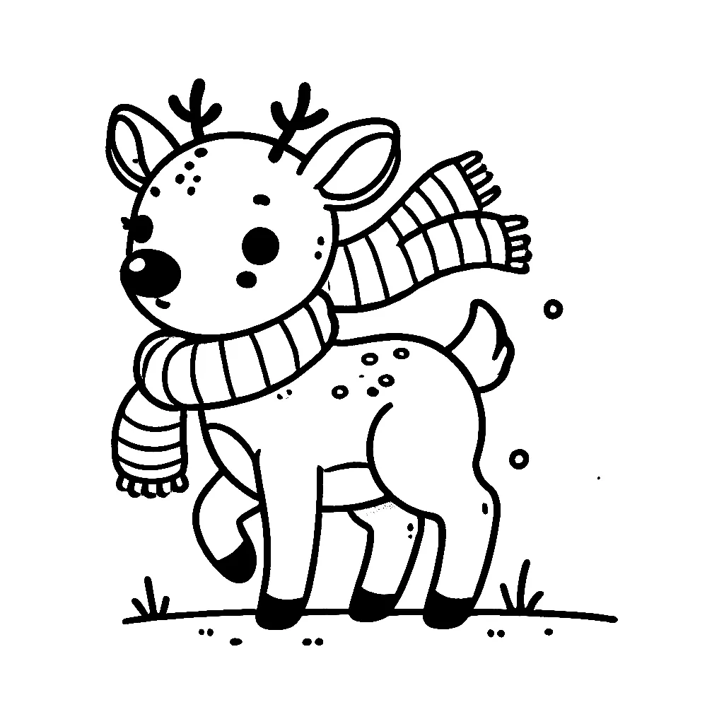 Dibujos para colorear e imprimir Reindeer