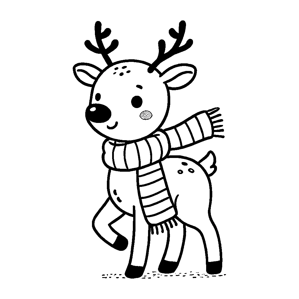 Dibujos para colorear e imprimir Reindeer