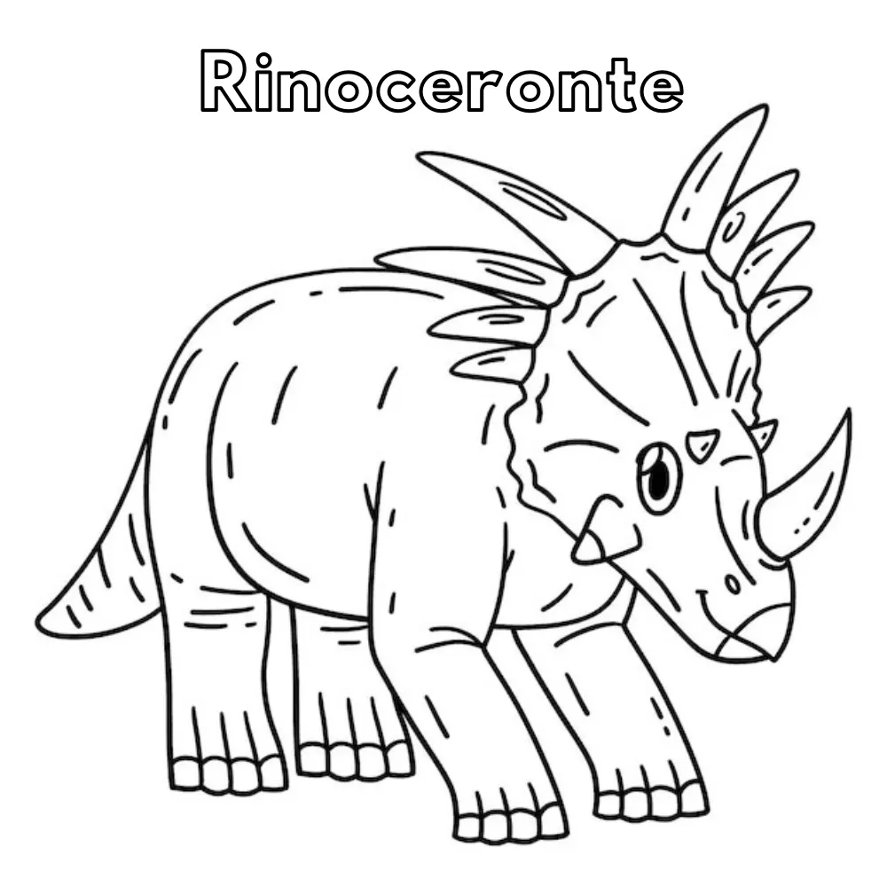 Dibujos para colorear e imprimir Rhinoceros