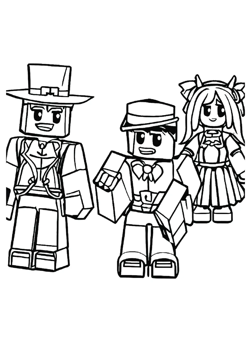 Dibujos para colorear e imprimir Roblox