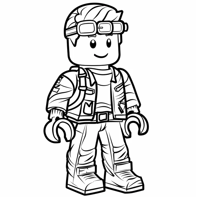 Roblox coloring pages 23