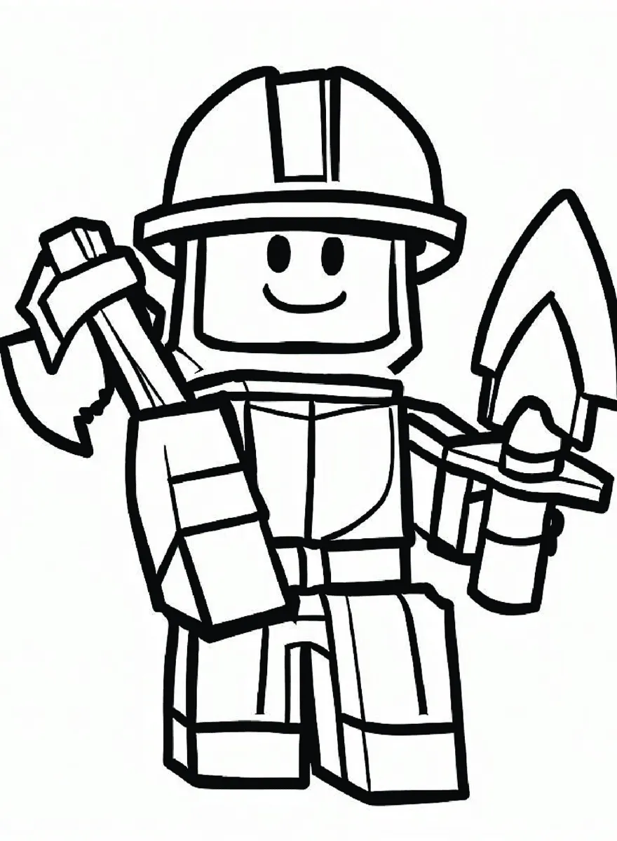 Dibujos para colorear e imprimir Roblox