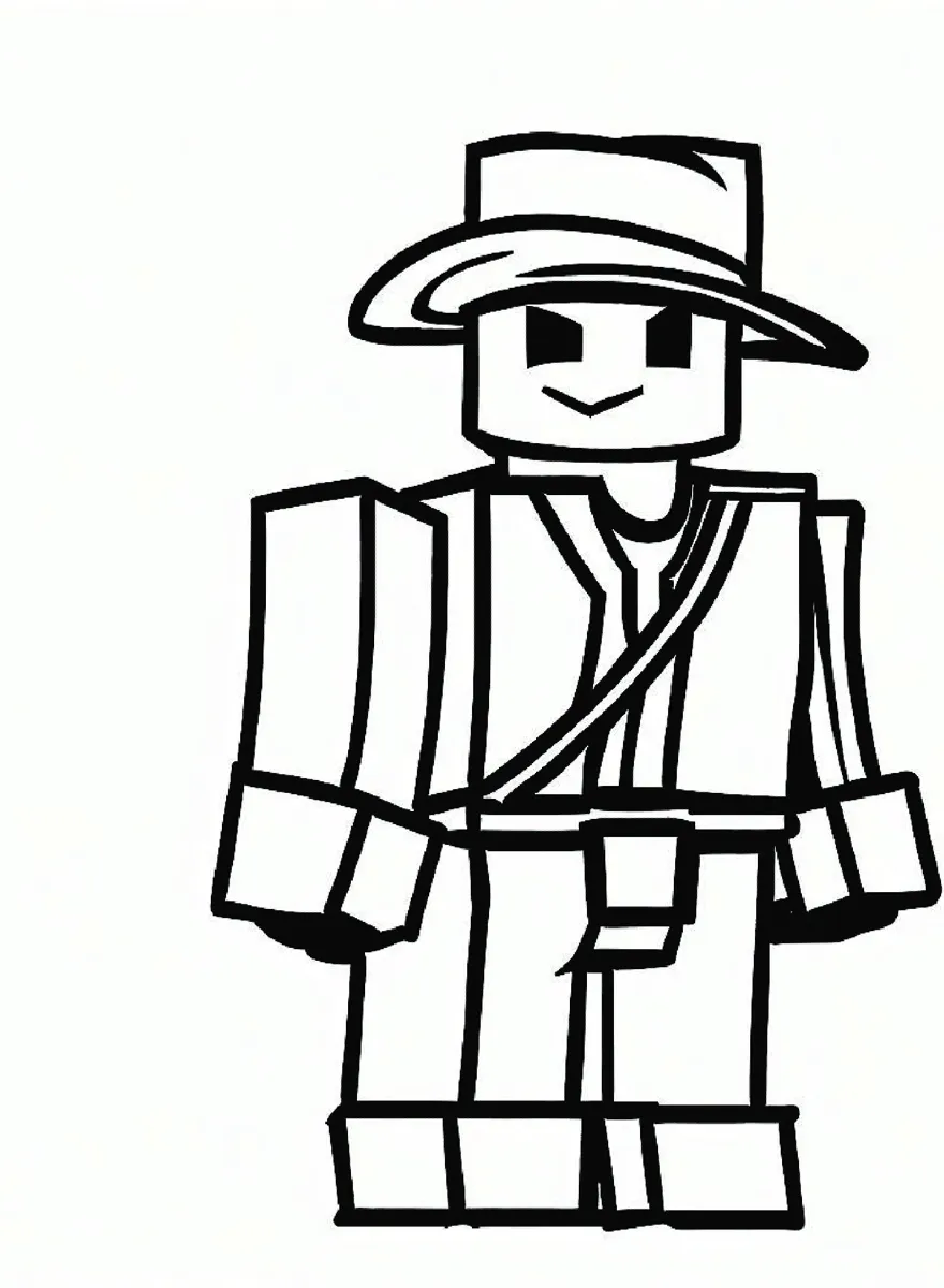 Dibujos para colorear e imprimir Roblox