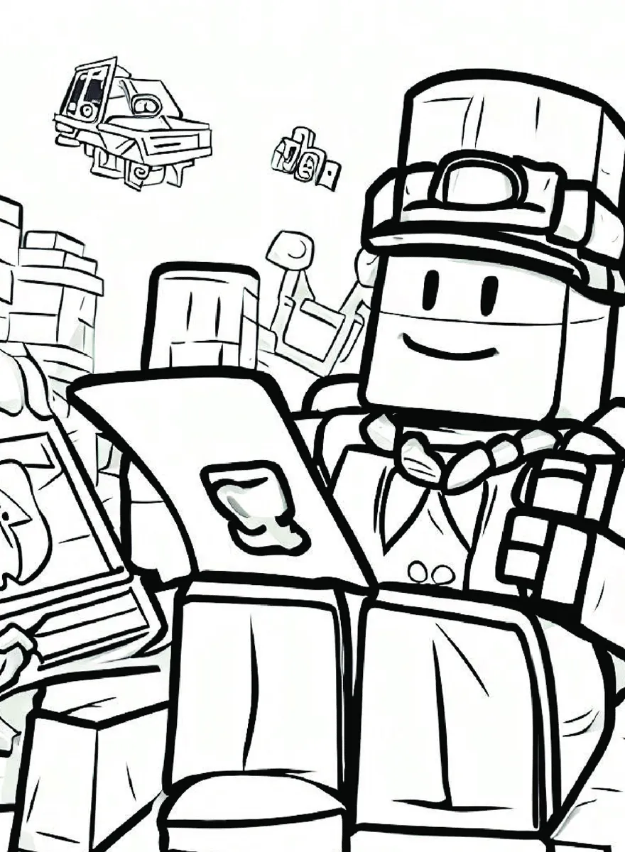 Dibujos para colorear e imprimir Roblox