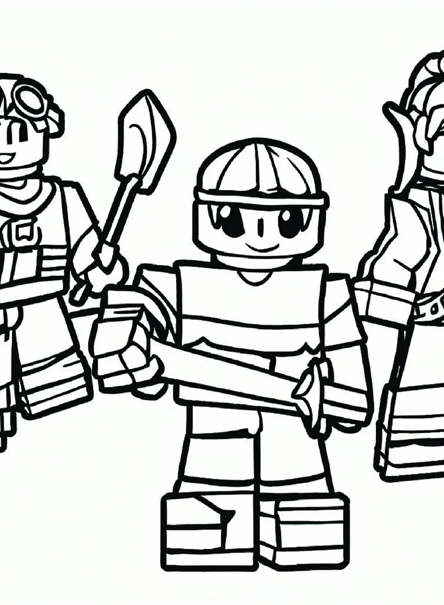 Dibujos para colorear e imprimir Roblox