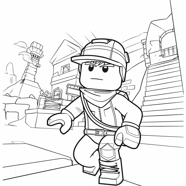 Dibujos para colorear e imprimir Roblox