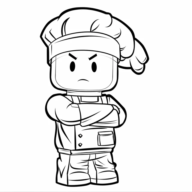 Dibujos para colorear e imprimir Roblox