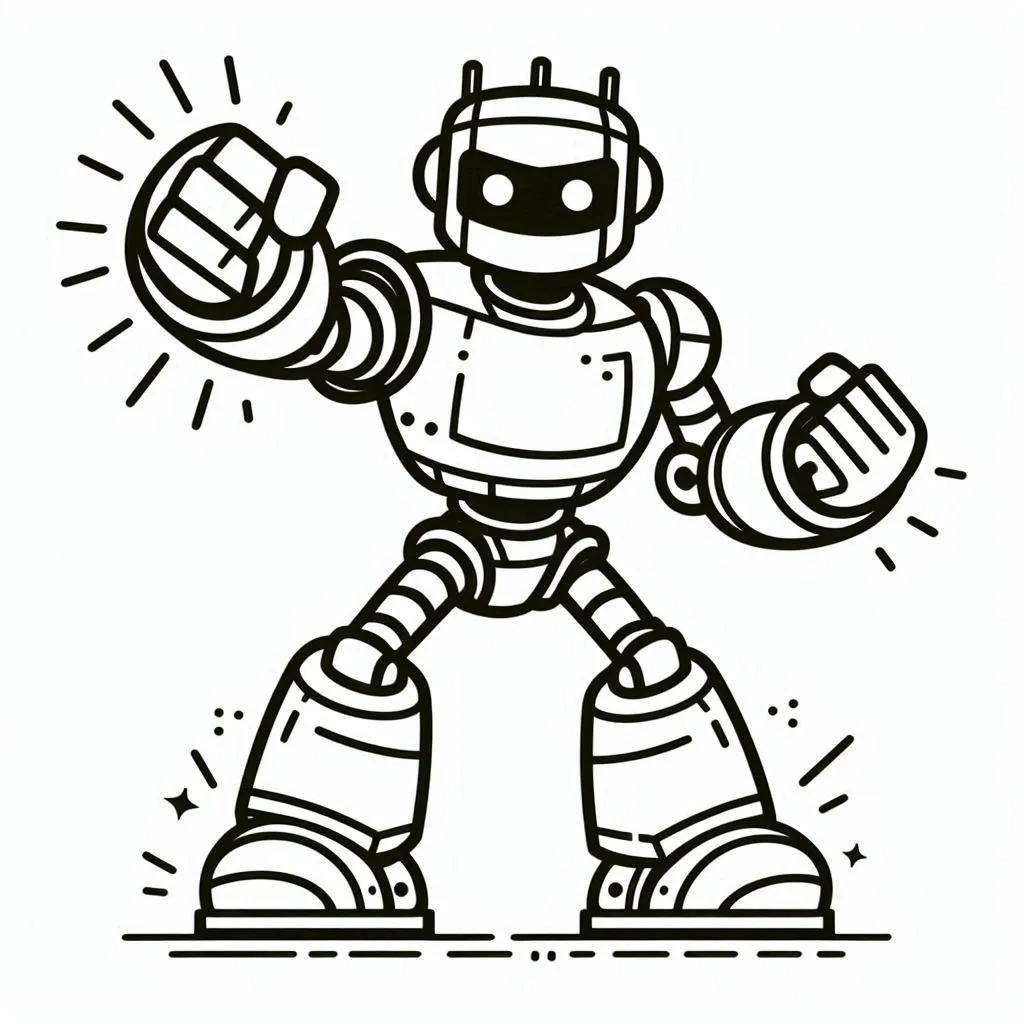 Dibujos para colorear e imprimir Robot