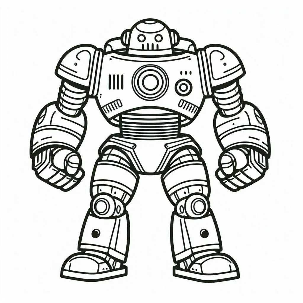 Dibujos para colorear e imprimir Robot