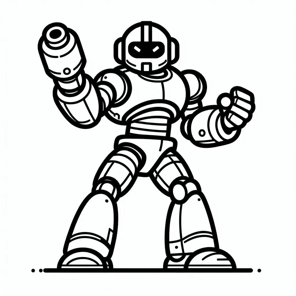 Dibujos para colorear e imprimir Robot