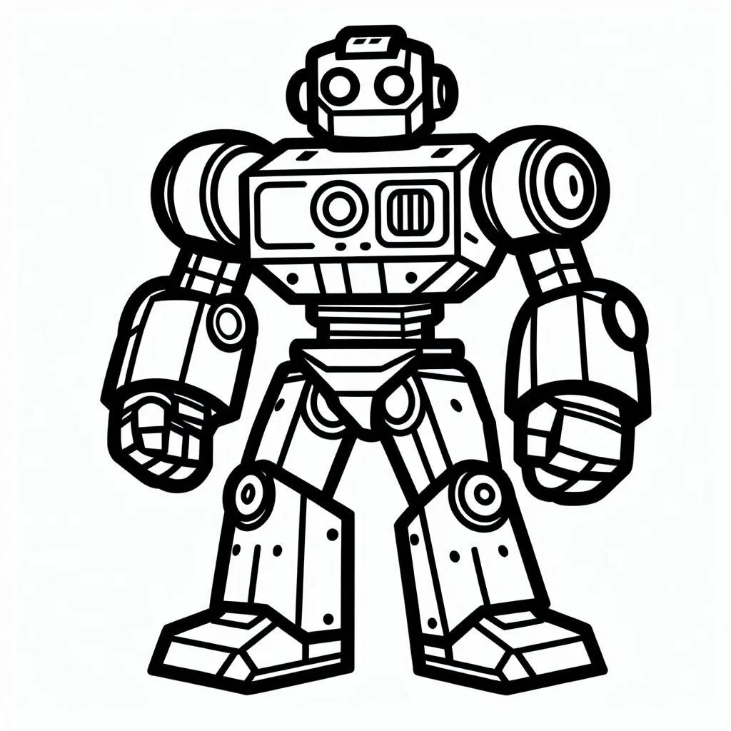 Dibujos para colorear e imprimir Robot