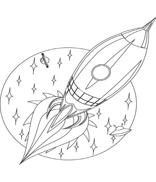 Dibujos para colorear e imprimir Rocket