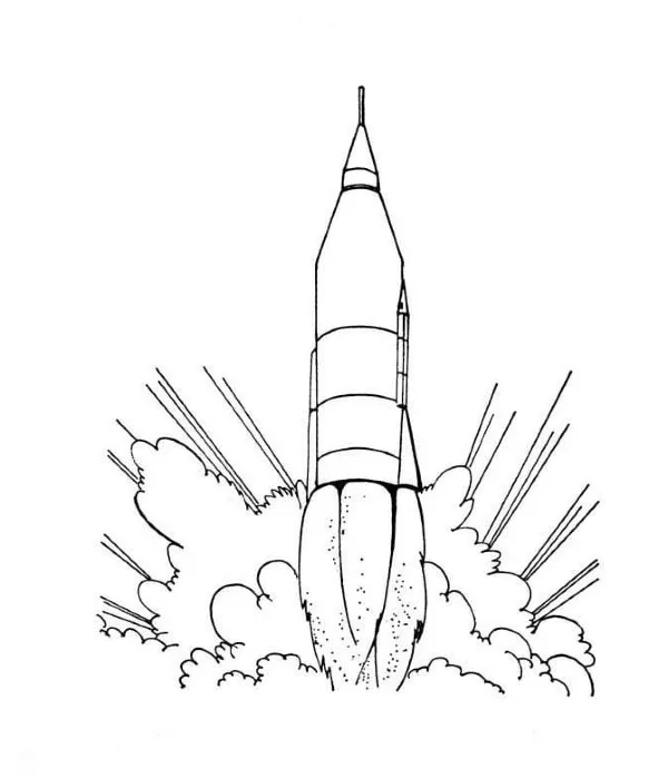 Dibujos para colorear e imprimir Rocket