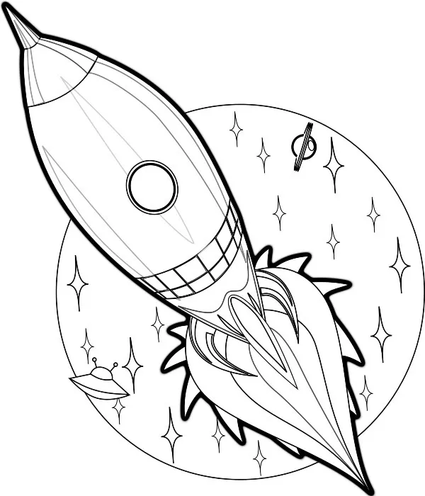 Dibujos para colorear e imprimir Rocket