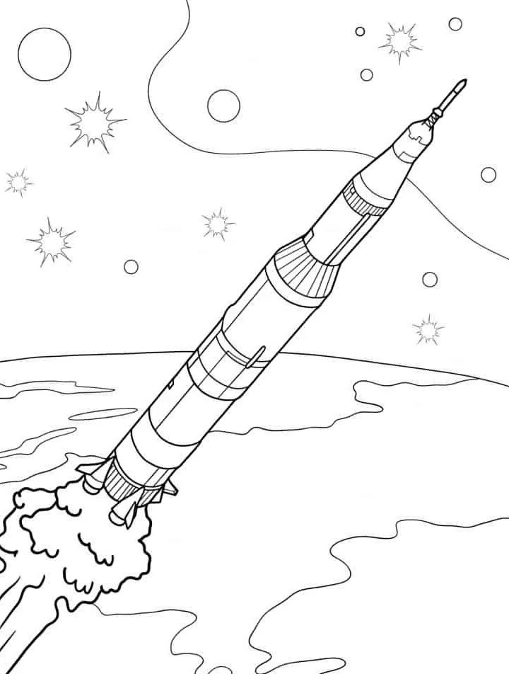 Dibujos para colorear e imprimir Rocket