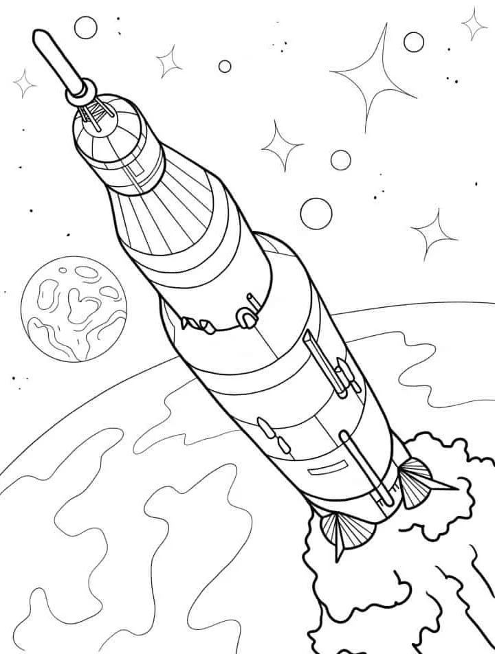 Dibujos para colorear e imprimir Rocket