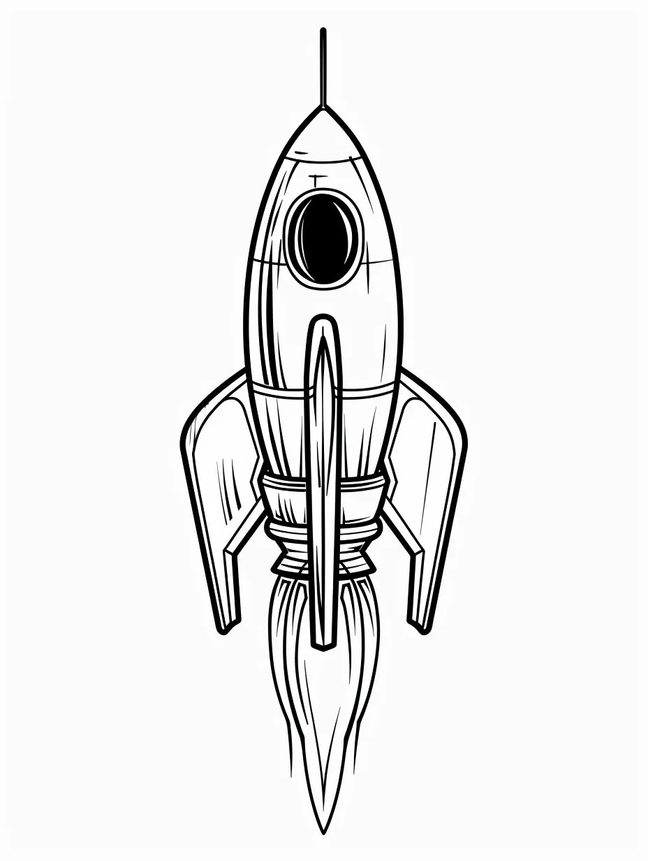 Dibujos para colorear e imprimir Rocket