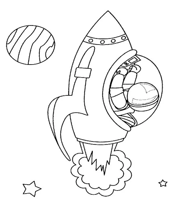 Dibujos para colorear e imprimir Rocket