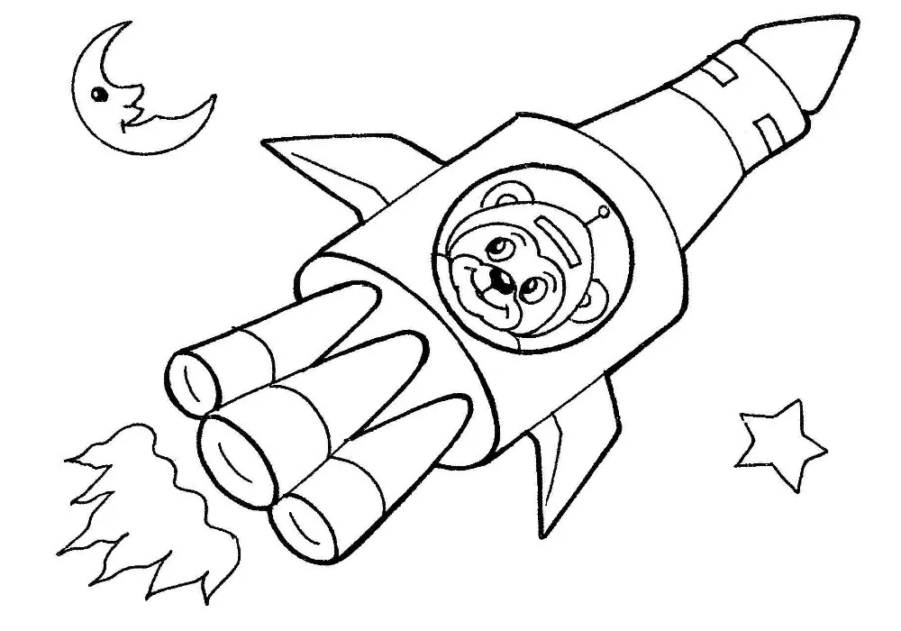 Dibujos para colorear e imprimir Rocket