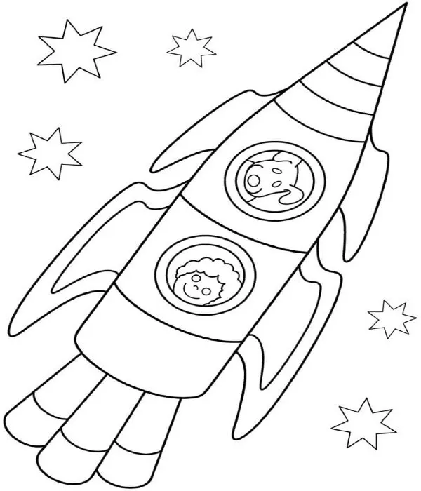 Dibujos para colorear e imprimir Rocket