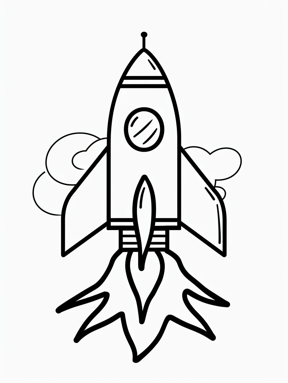 Dibujos para colorear e imprimir Rocket