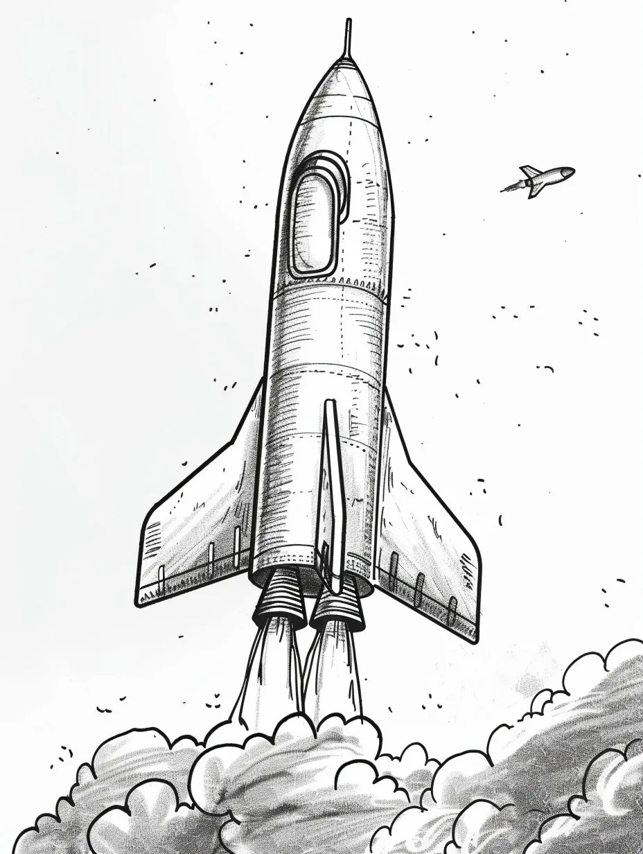 Dibujos para colorear e imprimir Rocket