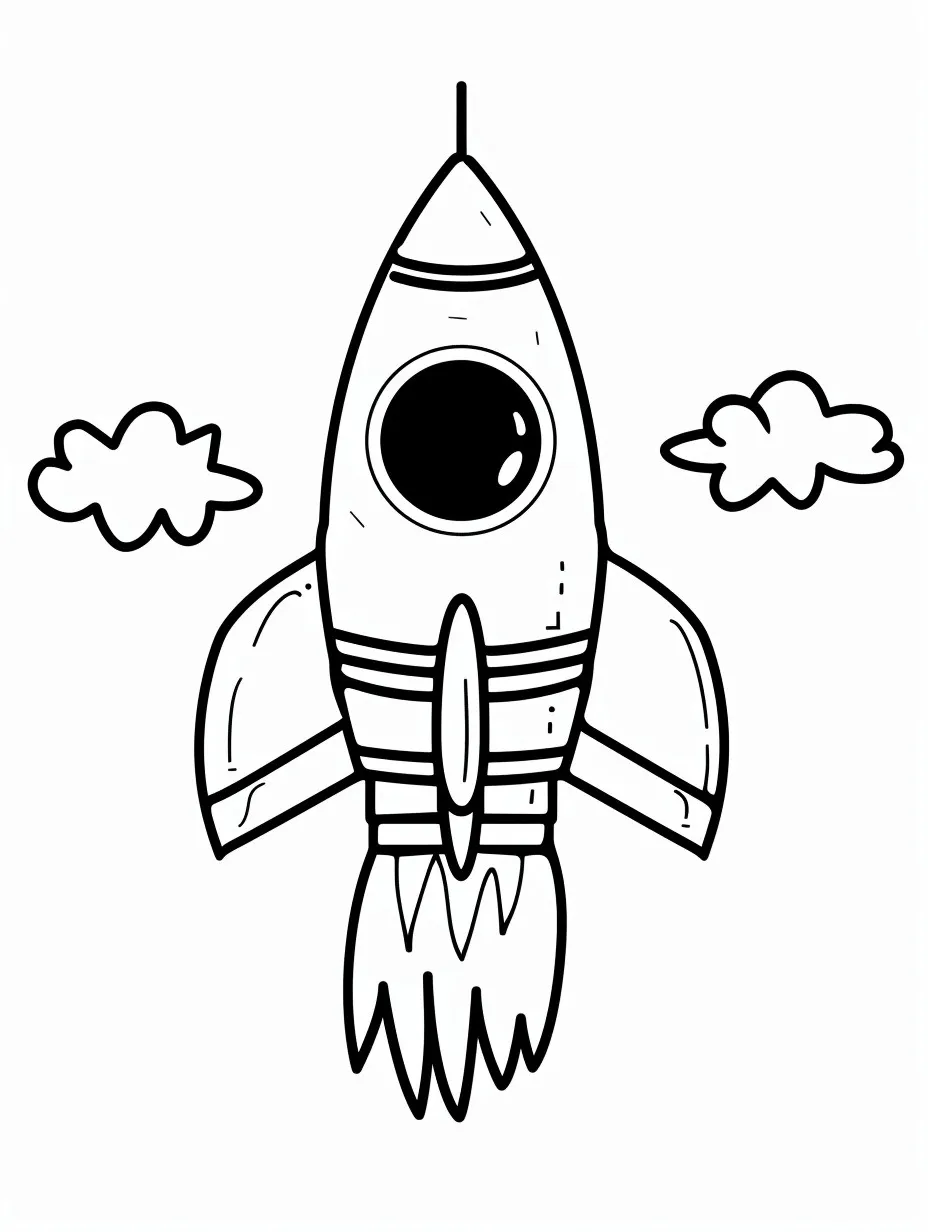 Dibujos para colorear e imprimir Rocket