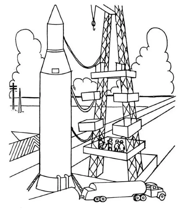 Dibujos para colorear e imprimir Rocket