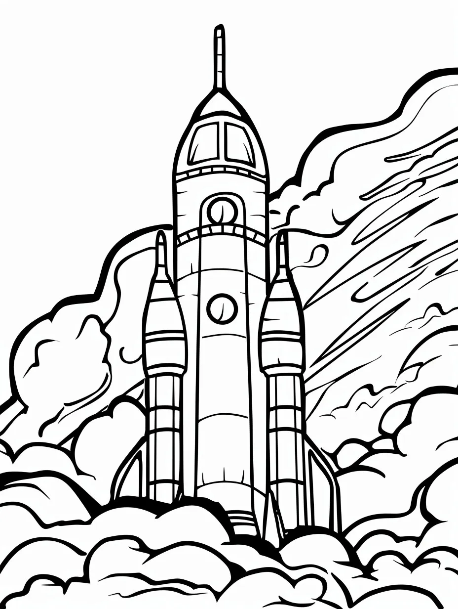 Dibujos para colorear e imprimir Rocket