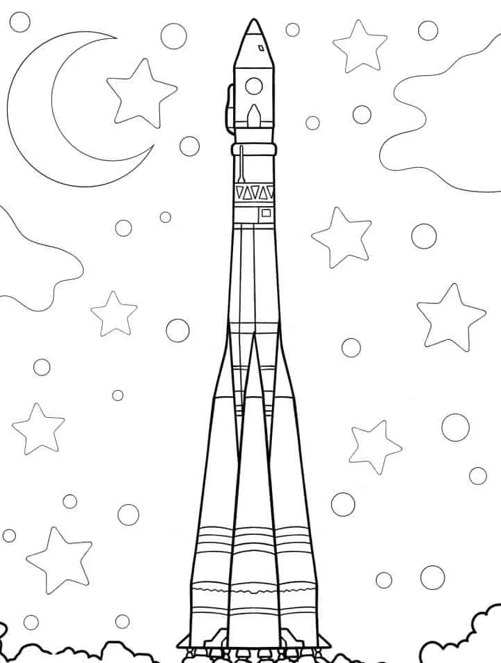 Dibujos para colorear e imprimir Rocket