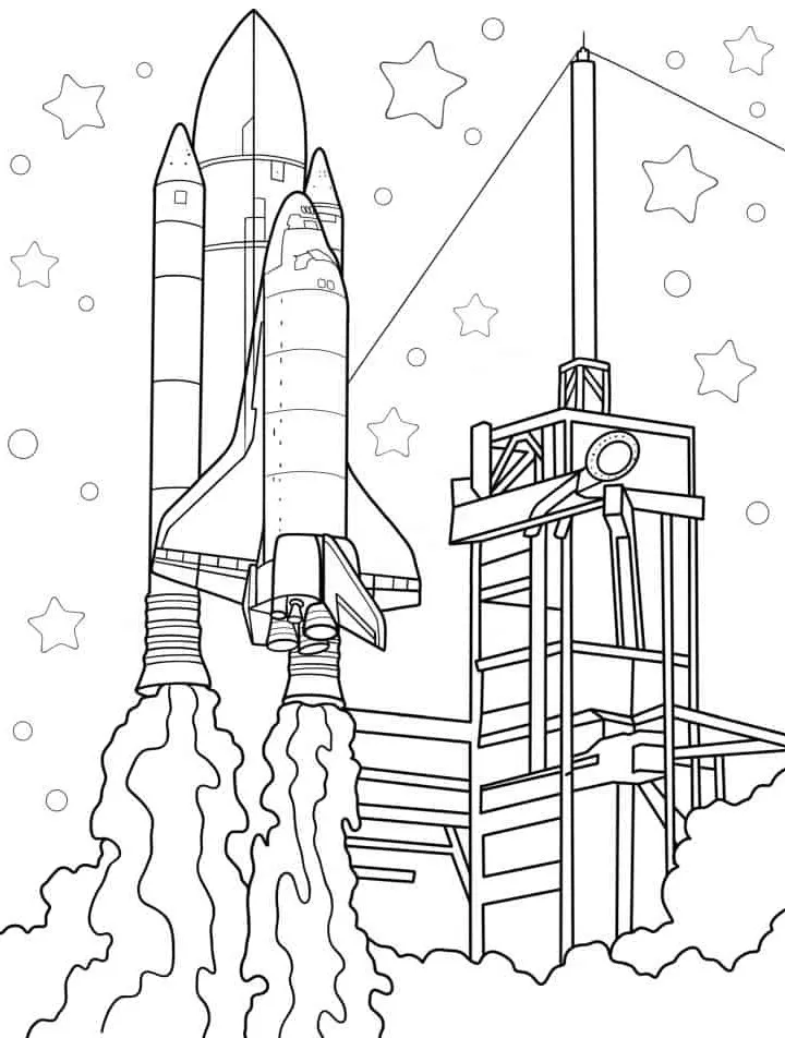 Dibujos para colorear e imprimir Rocket