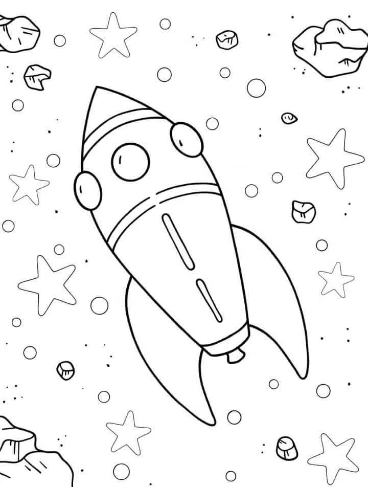 Dibujos para colorear e imprimir Rocket