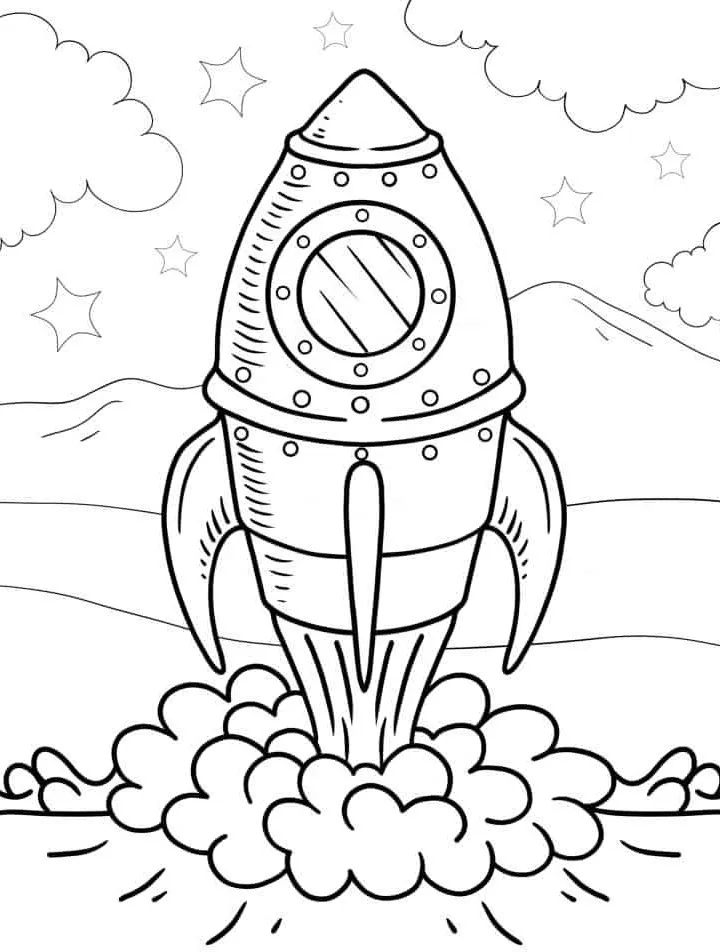 Dibujos para colorear e imprimir Rocket