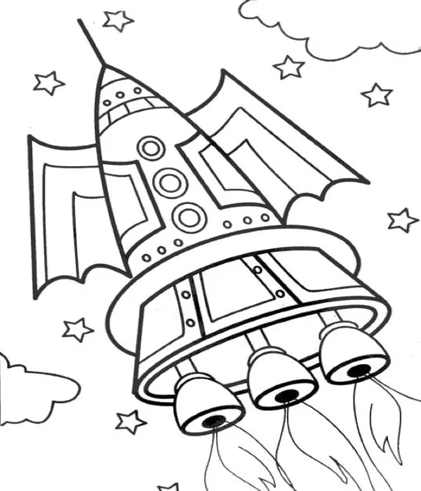 Dibujos para colorear e imprimir Rocket