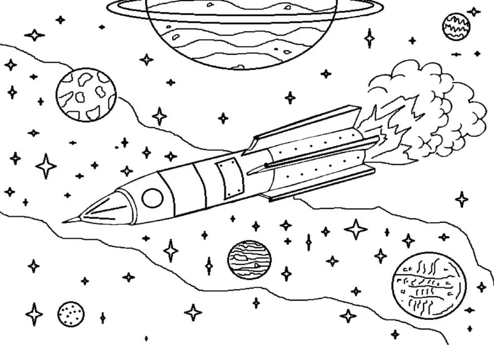 Dibujos para colorear e imprimir Rocket