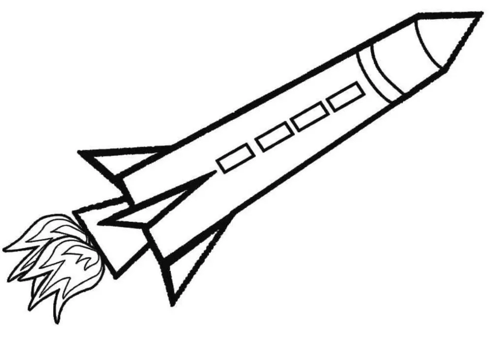 Dibujos para colorear e imprimir Rocket