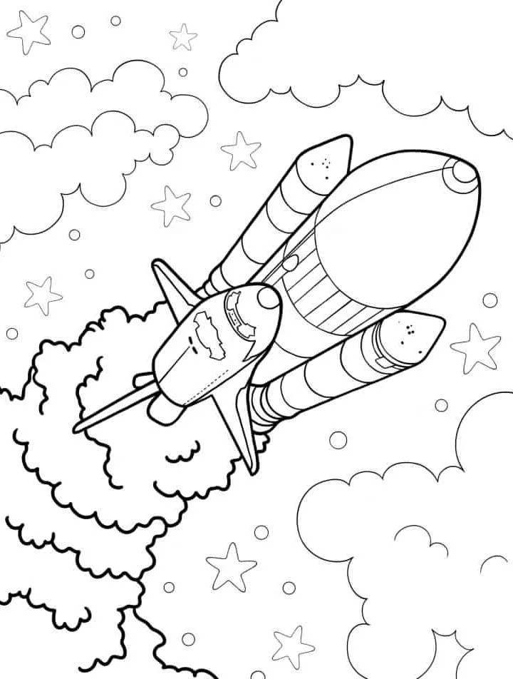 Dibujos para colorear e imprimir Rocket