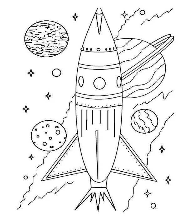 Dibujos para colorear e imprimir Rocket