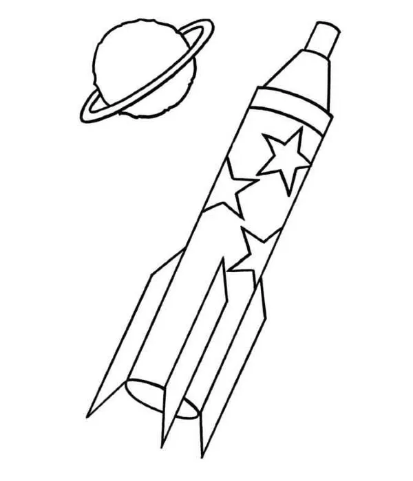 Dibujos para colorear e imprimir Rocket