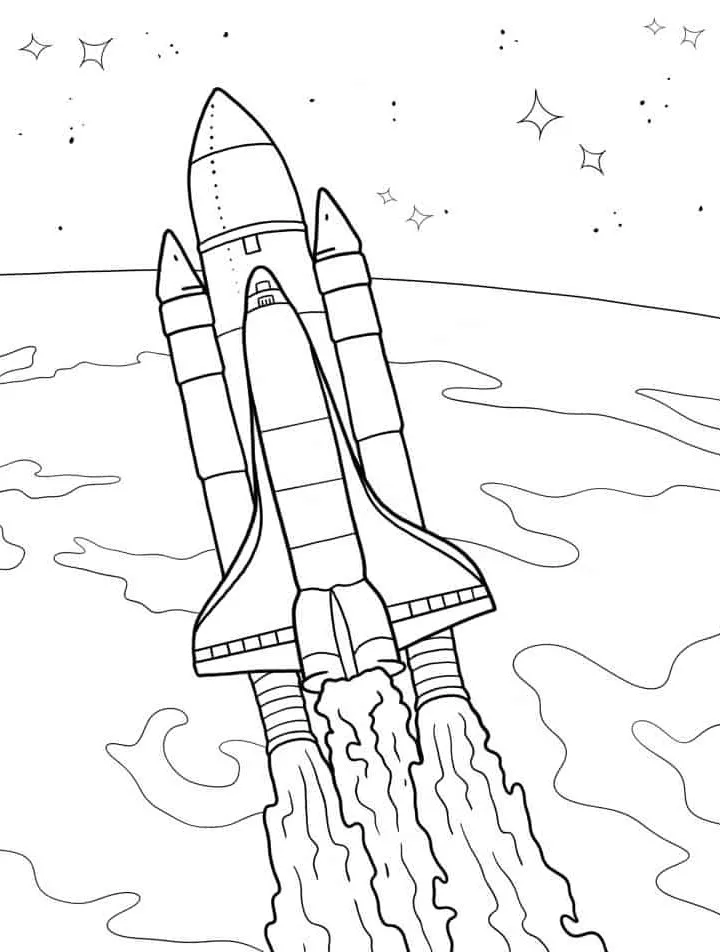 Dibujos para colorear e imprimir Rocket