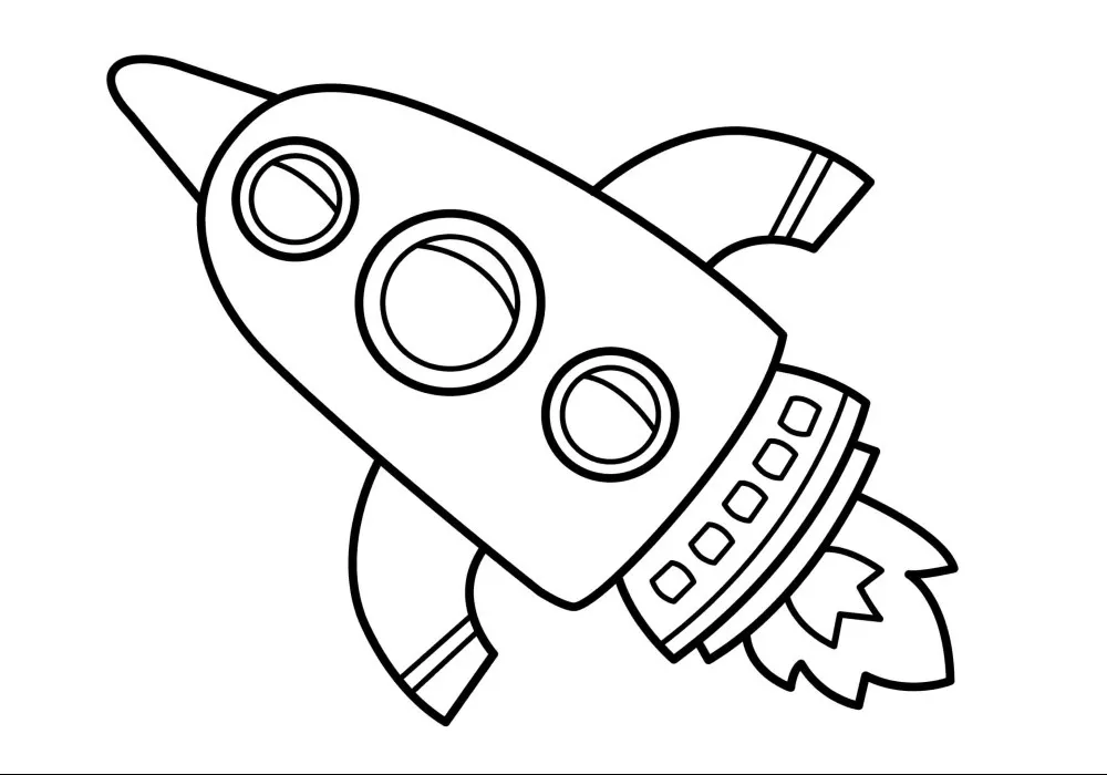 Dibujos para colorear e imprimir Rocket