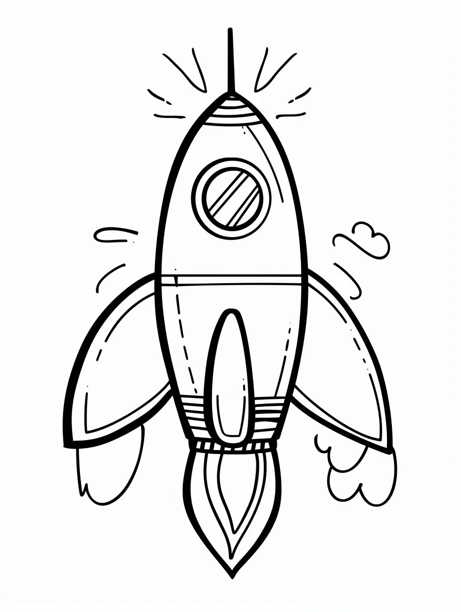 Dibujos para colorear e imprimir Rocket