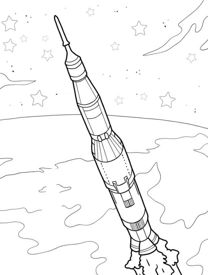 Dibujos para colorear e imprimir Rocket